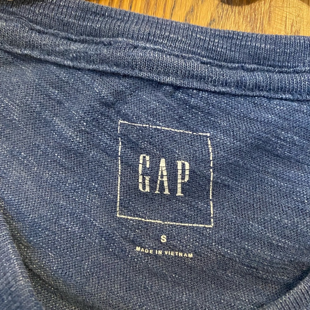Heathered Blue Men’s T-Shirt - Picture 2 of 5